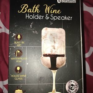 Bath Wine Holder with Speaker